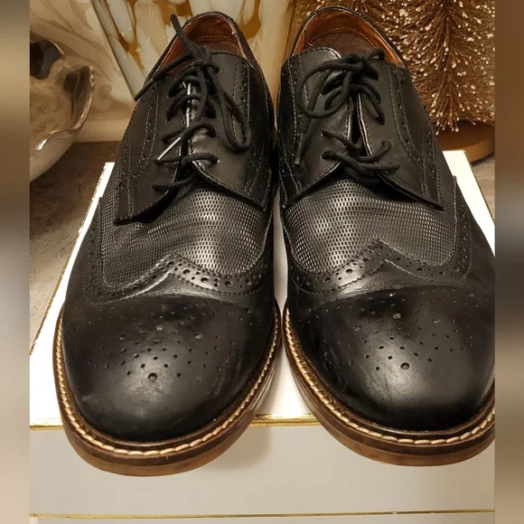 Alfani Black Perforated Oxfords display picture 3
